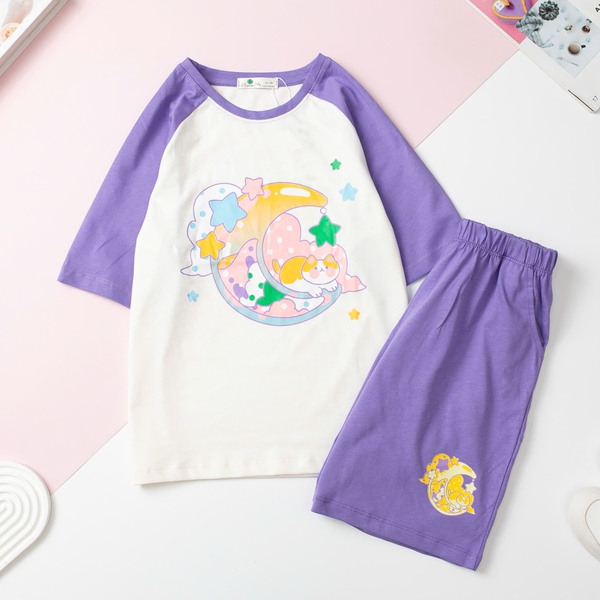 H532 Bộ cotton 2 chiều HQ vải dày 10/16 (Ri5)