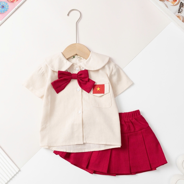 HY5 Bộ thời trang trẻ em - F02 2/10 (Ri5) PH1188 cờ đỏ