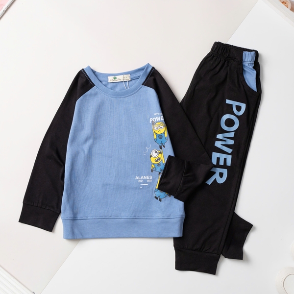 H570 Bộ cotton trẻ em - bé trai ĐB005 2/10 (Ri5)