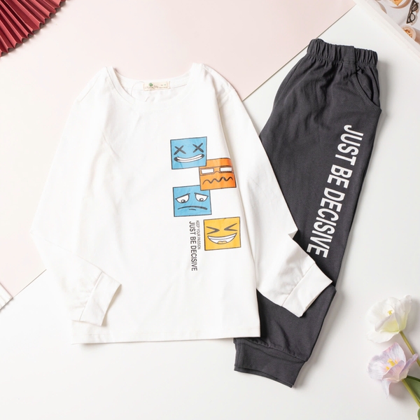 H582 Bộ cotton trẻ em - bé trai ĐB003 10/16 (Ri4)
