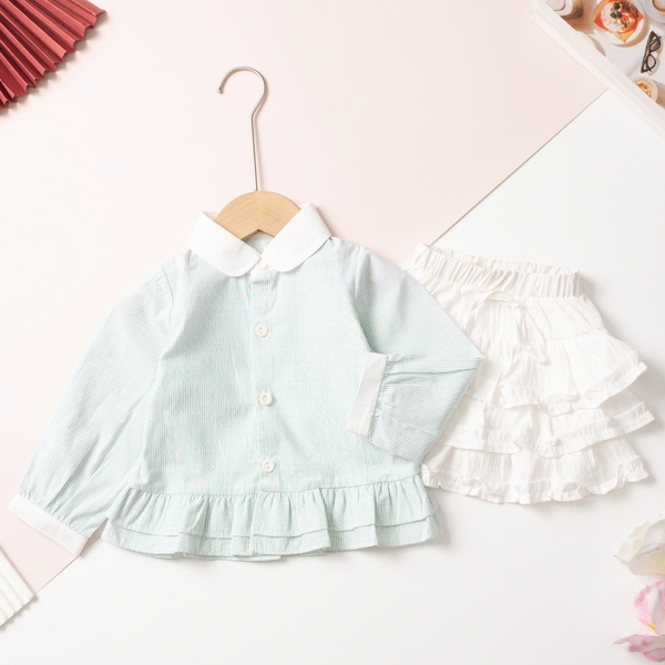 XM110 Bộ cotton trẻ em - bé gái ĐG006 8/14 (Ri4)