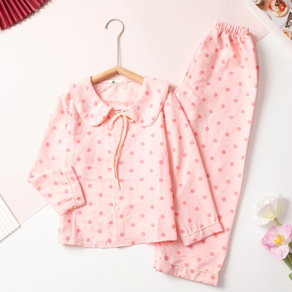 HY5 Bộ cotton trẻ em - bé gái ĐG001 8/16 (Ri5) PH1212