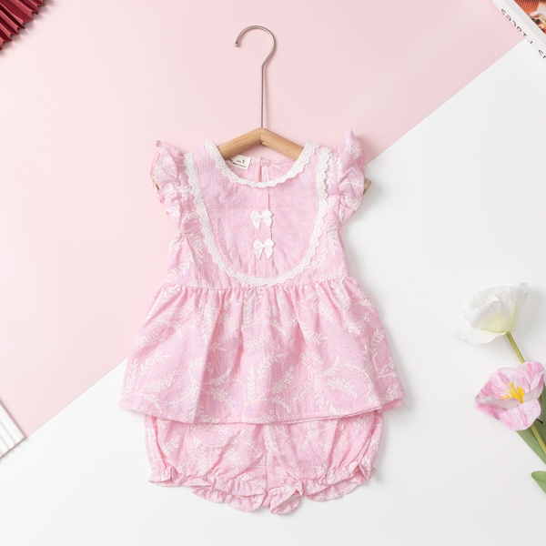 XM114 Bộ cotton trẻ em - bé gái ĐG004 1/6 (Ri6)