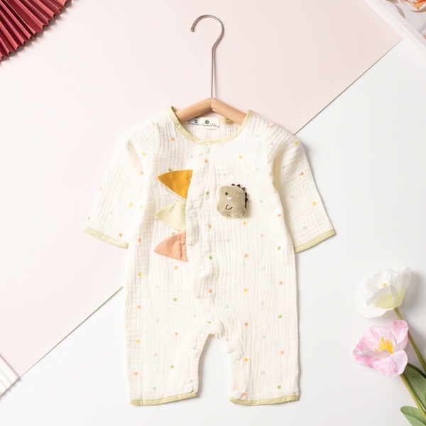 H595 Bộ thời trang trẻ em - F06 6m/18m (Ri4) body sơ sinh khủng long