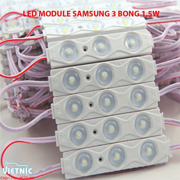 LED MODULE SAMSUNG 3 BÓNG 1.5W TRẮNG | www.vietnic.vn