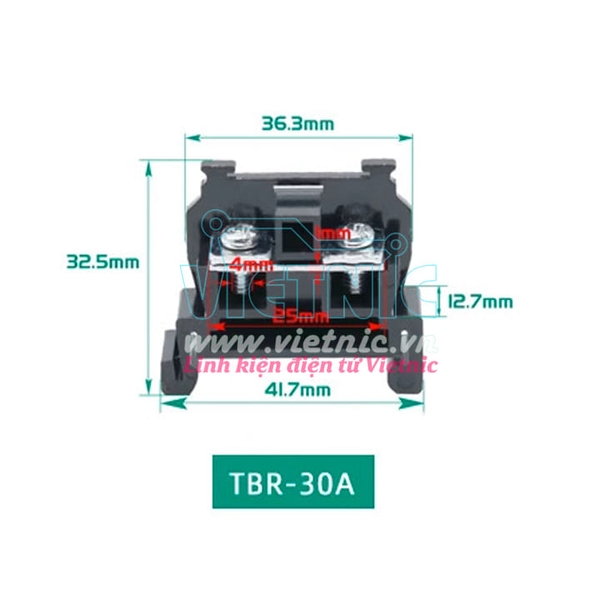 TERMINAL TÉP GHÉP THANH RAY TBR-30A | www.vietnic.vn