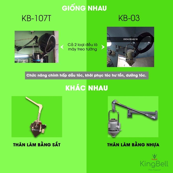 su giong nhau va khac giua may hap dau treo tuong kb-107t va kb-03