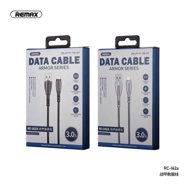Cáp sạc Remax RC-162a 3.0A Usb-TypeC