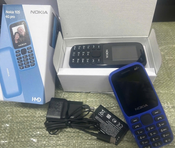 Điện thoại Nokia 105 Pro 2024 HMD 4G Lk mới Bao cắt sóng- Sóng 4G chuẩn