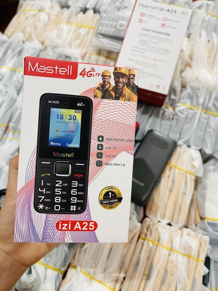 Điện thoại Mastel izi A25 4G Bao cắt sóng - Sóng 4G chuẩn