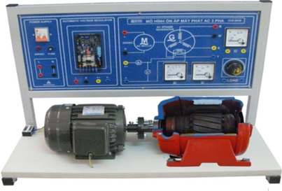 Mô hình mát phát DC điều khiển bằng điện áp kích từ