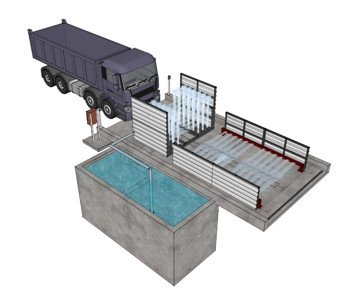 Máy rửa xe công trường Rapid Eko