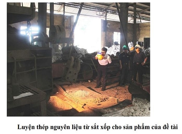 Nghiên cứu công nghệ chế tạo thép hợp kim cao và hợp kim đặc biệt mác 38CrNi3MoVA từ sắt xốp
