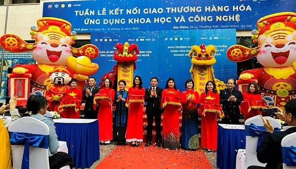 Khai mạc Tuần lễ kết nối giao thương hàng hóa ứng dụng khoa học và công nghệ