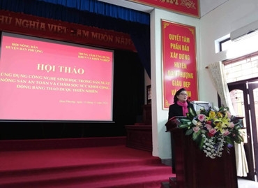 Hội thảo khoa học ứng dụng công nghệ sinh học trong sản xuất nông sản an toàn và bảo vệ sức khỏe bằng thảo dược Việt Nam