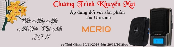 Chương trình khuyến mãi đặc biệt chào mừng 20/11/2016