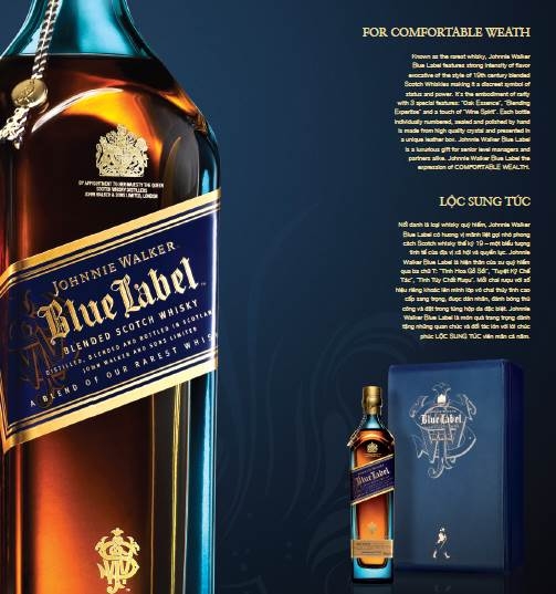 Ruou Johnnie walker blue label 