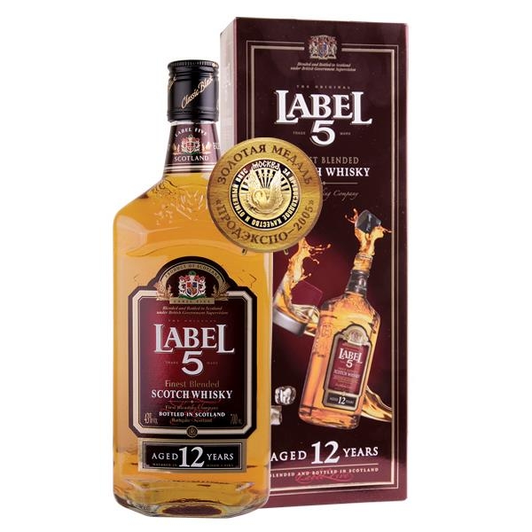RƯỢU LABEL 5 12 YEAR 0.7L Rượu Label 5 12 Year 0.7L