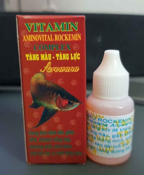 Vitamin cho cá rồng complex 1 hộp tăng màu tăng lực