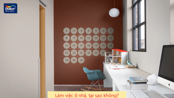 Xu hướng màu sắc: Văn phòng tại gia