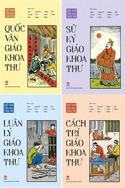 Boxset Việt Nam Tiểu Học Tùng Thư (Hộp 4 Cuốn) Nguyễn Văn Ngọc, Trần Trọng Kim, Đặng Đình Phúc, Đỗ Thận