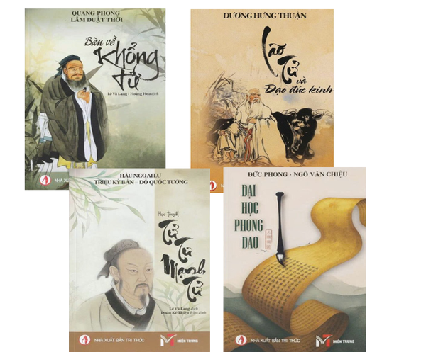 Combo ( 4Cuốn sách) Đại Học Phong Dao + Bàn Về Khổng Tử + Lão Tử Và Đạo Đức Kinh + Học thuyết Tử Tư - Mạnh Tử