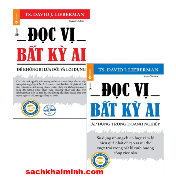 Bộ Đọc Vị Bất Kỳ Ai (2 Cuốn) - TS. David J. Lieberman