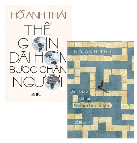 Combo (2 Cuốn Sách) Thế Gian Dài Hơn Bước Chân Người + Bản Thảo Để Lại Trong Sảnh Lễ Tân (Hồ Anh Thái)
