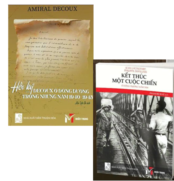 Combo (2 Cuốn sách) Hồi Ký Của Decoux Ở Đông Dương Trong Những Năm 1940-1945 + Kết Thúc Một Cuộc Chiến Ở Đông Dương Năm 1954 