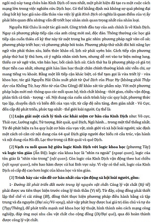 (Bìa cứng) Dịch Lý - Khai Phá Hệ Thống Triết Lý Kinh Dịch - Tập 1: Bát Quái Và Quẻ Dịch - Nguyễn Hải Châu - TS. Dương Ngọc Dũng giới thiệu