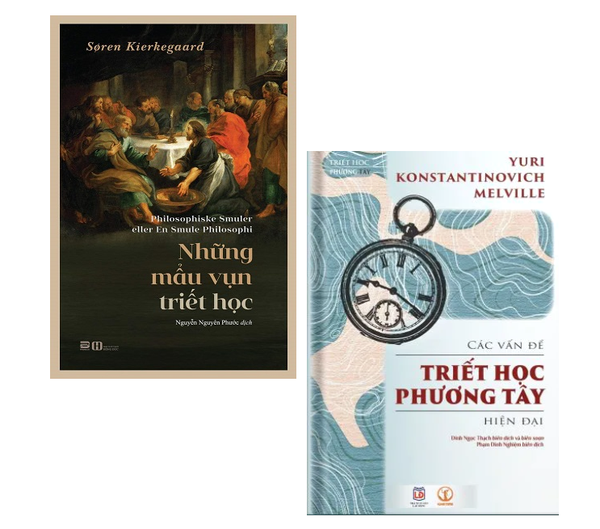 Combo (2 Cuốn Sách) Những Mẫu Vụn Triết Học + Các vấn đề triết học phương Tây hiện đại (Y.K. Melville, Søren Kierkegaard)