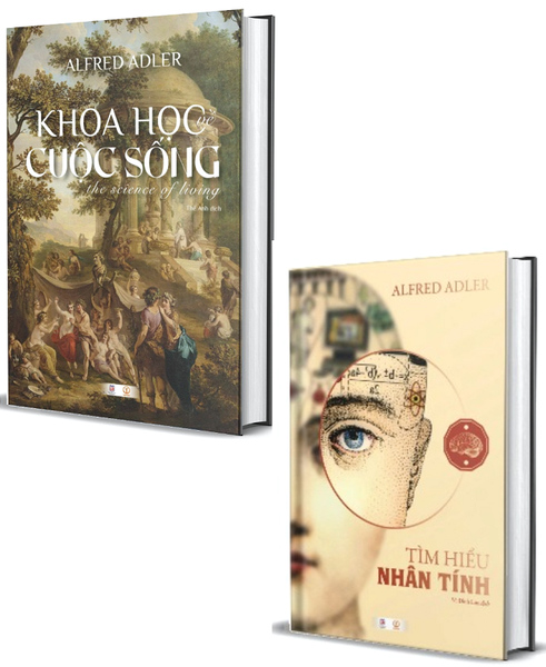 Combo (2 Cuốn Sách) Khoa Học Về Cuộc Sống + Tìm Hiểu Nhân Tính (Bìa Cứng) Alfred Adler