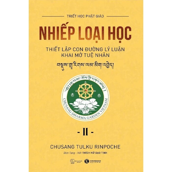 Combo (4 Cuốn Sách) Nhiếp Loại Học I + Nhiếp Loại Học II + Tâm Thức Học + Tâm - Tâm Sở (Chusang Tulku Rinpoche)