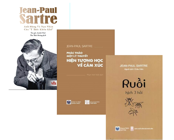 Combo (3 Cuốn Sách) Phác Thảo Một Lý Thuyết Hiện Tượng Học Về Cảm Xúc + Jean-Paul Sartre: Anh Hùng Và Nạn Nhân Của "Ý Thức Khốn Khổ" + Ruồi - Kịch 3 Hồi (Jean-Paul Sartre, André Niel)