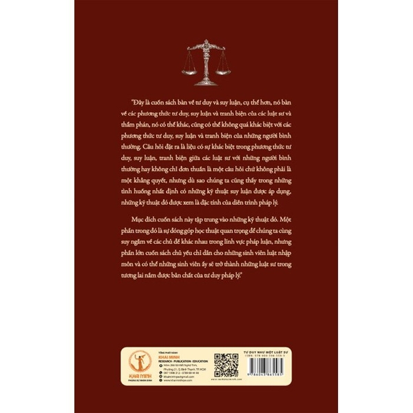 (Bìa mềm) Tư duy như một luật sư: Một chỉ dẫn pháp luận quan trọng cho người hành nghề luật - Frederick Schauer