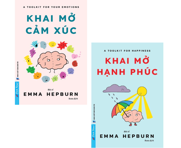 Combo (2 Cuốn Sách) Khai Mở Hạnh Phúc + Khai Mở Cảm Xúc (Dr. Emma Hepburn)