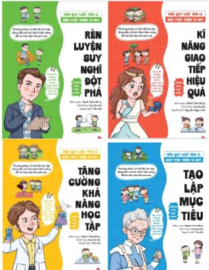 Combo (4 cuốn sách) Hiểu Quy Luật Tâm Lí, Giúp Phát Triển Tư Duy - Dành Cho Học Sinh - Tạo Lập Mục Tiêu, Tăng Cường Khả Năng Học Tập, Kĩ Năng Giao Tiếp Hiệu Quả, Rèn Luyện Suy Nghĩ Đột Phá của nhiều tác giả