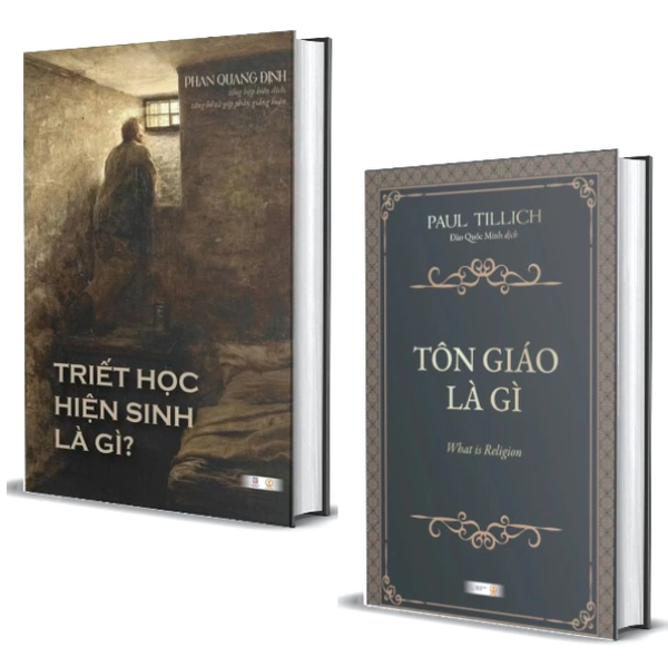 Combo (2 Cuốn Sách) Tôn giáo là gì + Triết học hiện sinh là gì (Bìa Cứng)