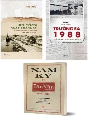 Combo sách Nam Kỳ Qua Tân Văn Tuần Báo (1934-1936) - Đà Nẵng Ngày Tháng Cũ - Trường Sa 1988 - Hồ Sơ Một Sự Kiên Lịch Sử (Bộ 3 cuốn) - Võ Hà