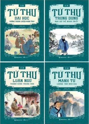 Combo (4 Cuốn Sách) Tứ Thư: Đại Học - Luận Ngữ - Trung Dung - Mạnh Tử (Bộ 4 Cuốn) - Mặc Am