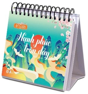  Lịch Bàn Ất Tỵ 2025 - Hạnh Phúc Tròn Đầy - Nhiều Tác Giả