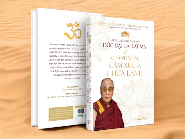 Sách Những cuộc đối thoại với Đức Đạt Lai Lạt Ma về chánh niệm, cảm xúc và chữa lành - Daniel Goleman