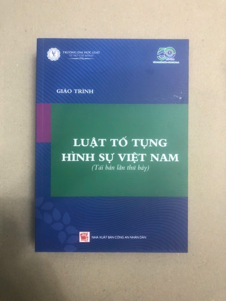 Giáo trình luật tố tụng hình sự Việt Nam (Tái Bản) Đại học Luật TP. HCM
