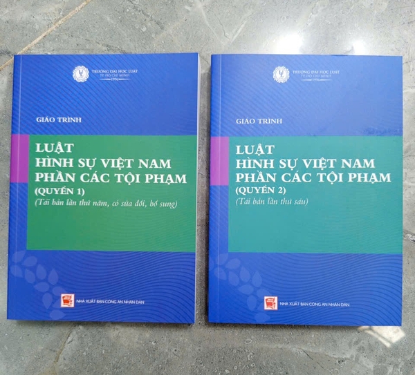 Giáo trình Luật Hình sự Việt Nam: phần các tội phạm (Quyển 1, 2) Đại học Luật TP. HCM