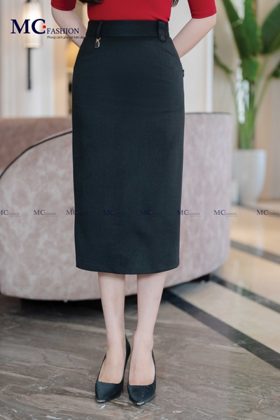 Chân váy dạ suông dài CV0673