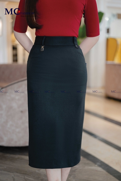 Chân váy dạ suông dài CV0673