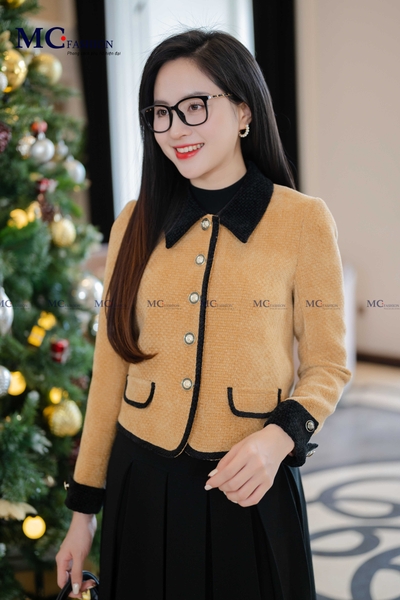 Áo Dạ dáng ngắn TAV448