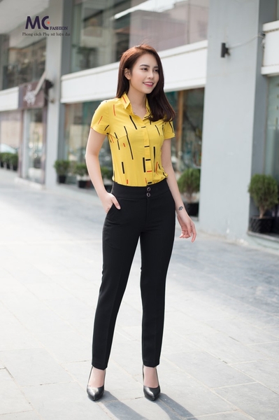 Quần Âu công sở cơ bản 2 cúc