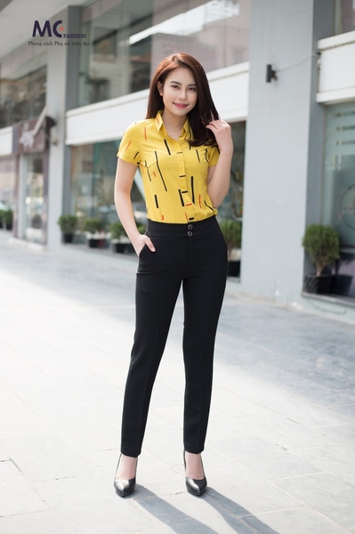 Quần Âu công sở cơ bản 2 cúc