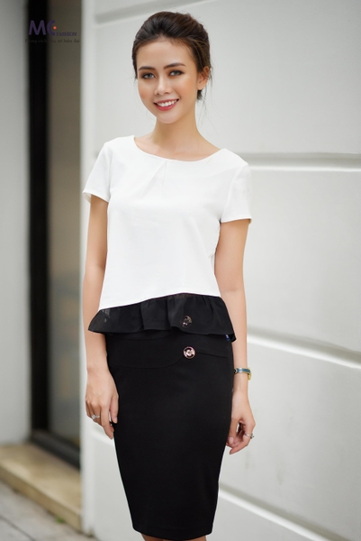 Áo croptop cách điệu